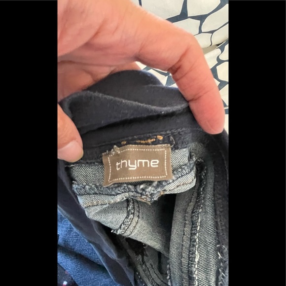 🌈3/$40 Thyme Maternity Boot-cut Jeans L - Picture 6 of 7